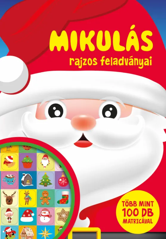 Outlet Mikulás rajzos feladványai - Több mint 100 db matricával