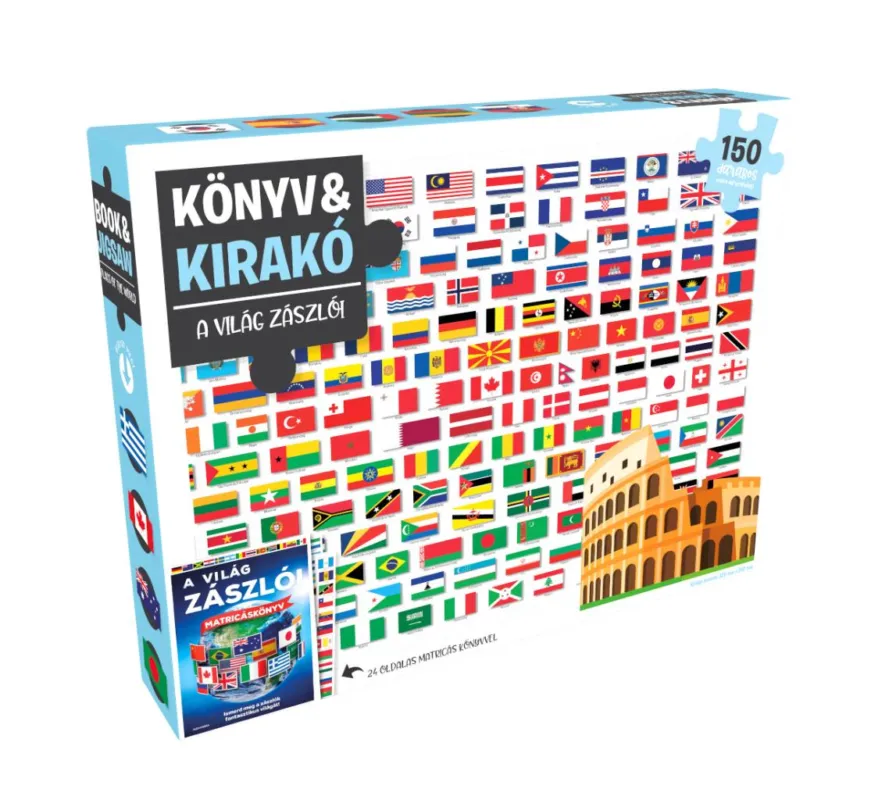 Expressz szállítás A világ zászlói - Könyv & Kirakó