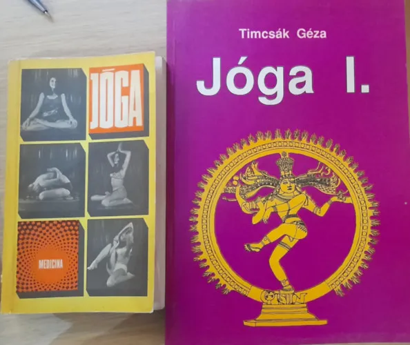 Gyors kiszállítás 2 db jóga könyv: Dely Károly: Jóga, Timcsák Géza: Jóga I.