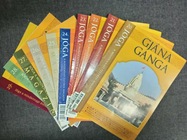 Gjána Ganga - Jóga a mindennapi életben magazin 20-29. szám Azonnali szállítás