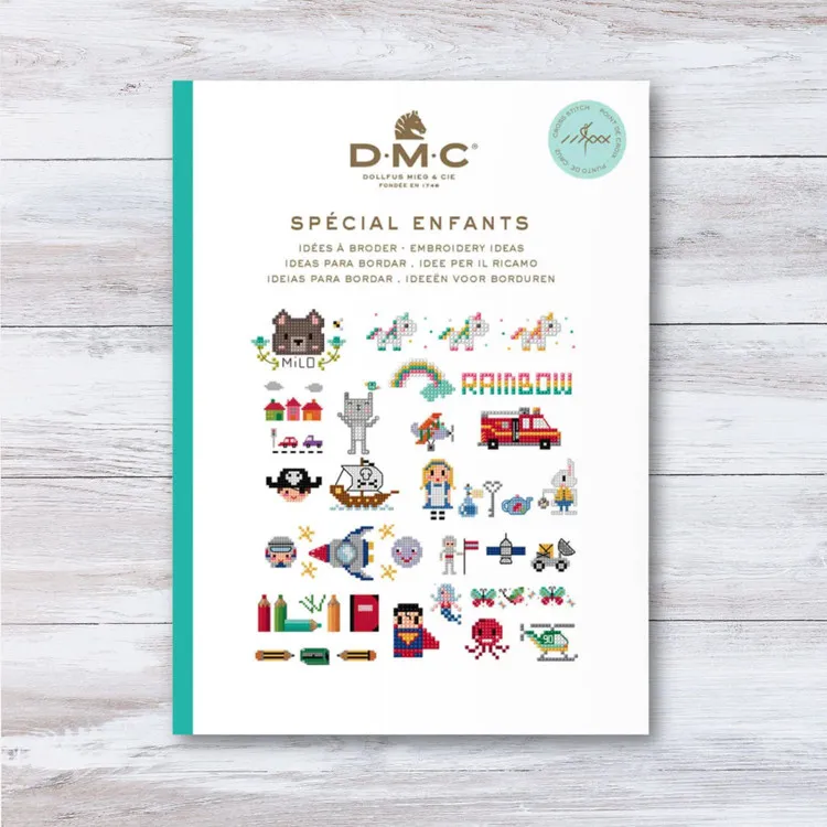 Végkiárusítás DMC Mini Booklet - keresztszemes hímzések - Gyerek Minták