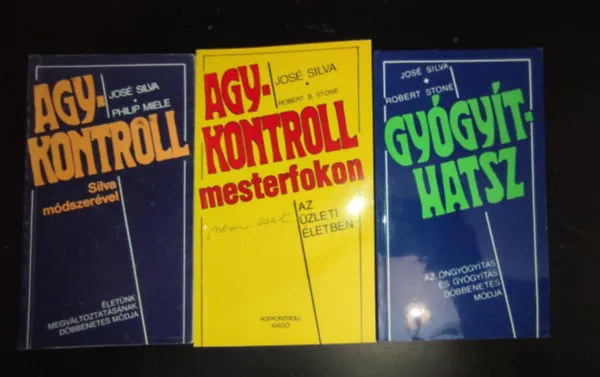 (3 db) Agykontroll könyvcsomag: Agyakontroll Silva Módszerével (Életünk megváltoztatásának döbbenetes módja) + Agykontroll mesterfokon (Nem csak az üzleti életben) + Gyógyíthatsz (Az öngyógyítás és gyógyítás döbbenetes módja) Vedd meg most