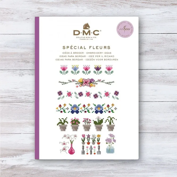 Ne maradj le DMC Mini Booklet - keresztszemes hímzések - Virágok