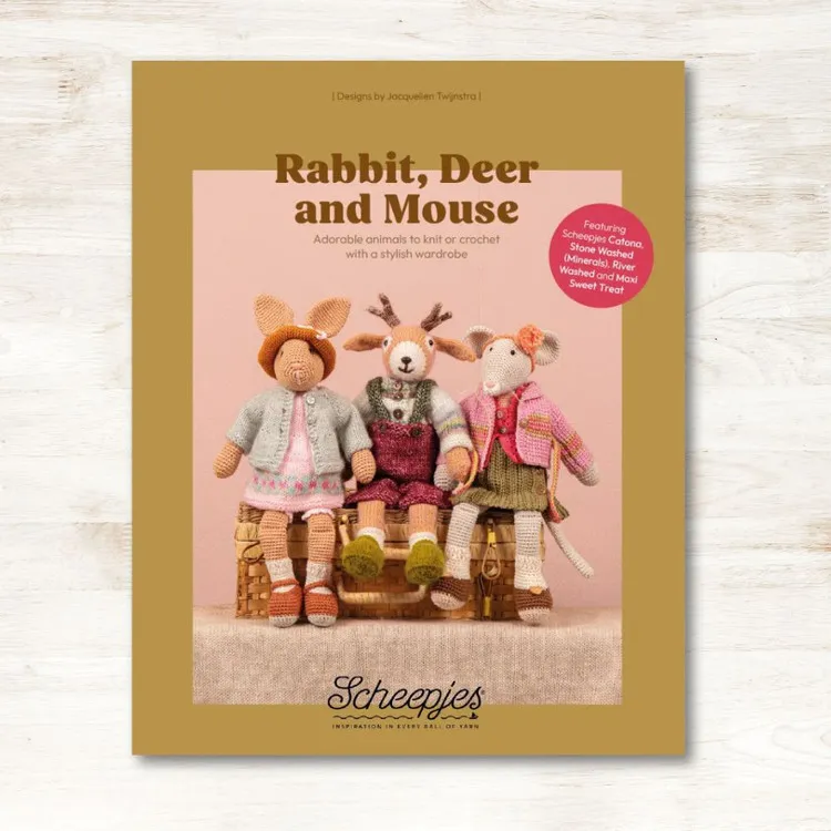 Rendeld meg most Scheepjes - Rabbit, Deer and Mouse - mintakönyv