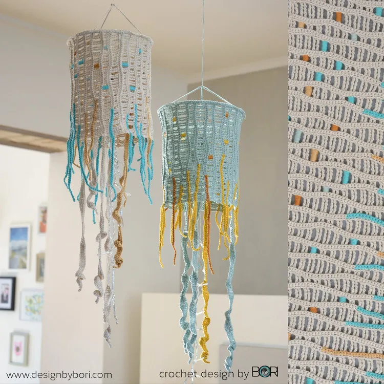 Népszerű Jellyfish Lantern - Medúza Lámpás - horgolás minta
