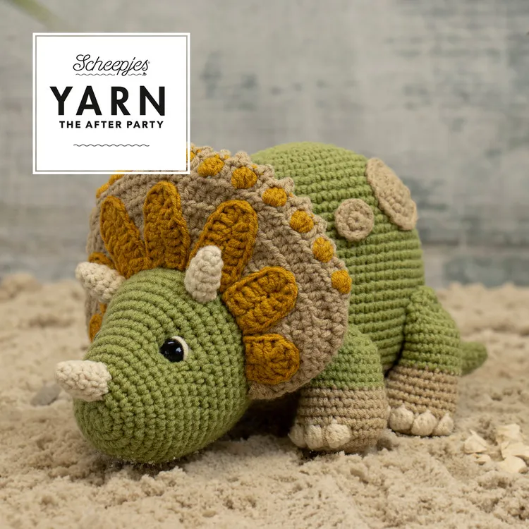 Trico a dino - amigurumi horgolásminta Árcsökkenés
