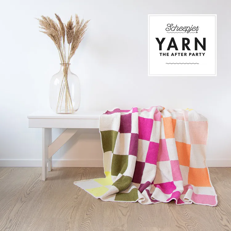Tunisian Tiles Blanket - horgolásminta Expressz kézbesítés