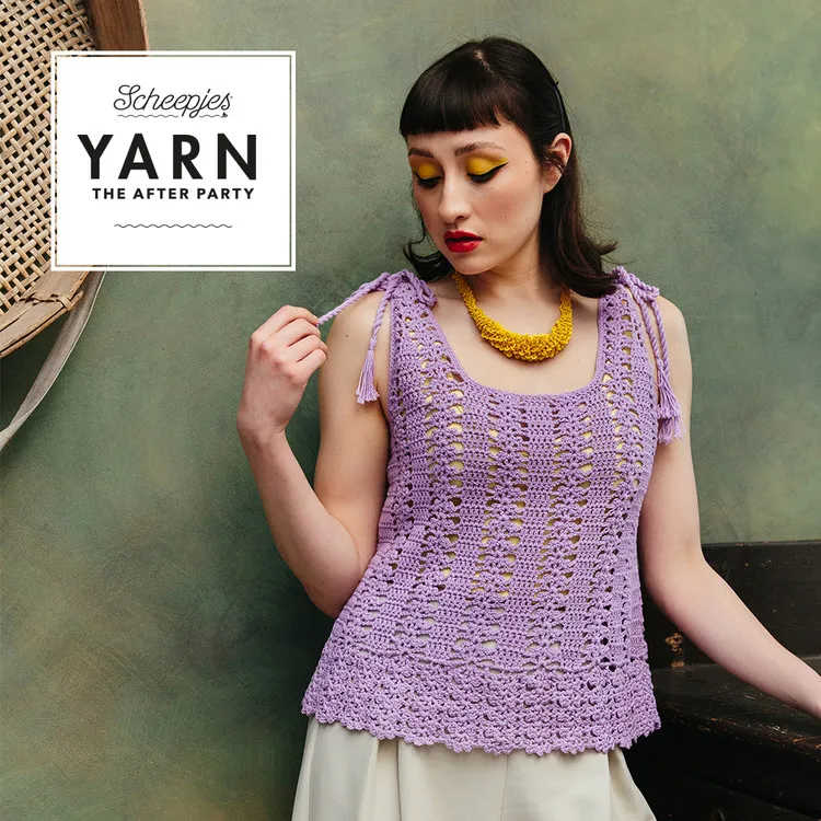 Olcsó Tassel Tie Vest - horgolt top minta