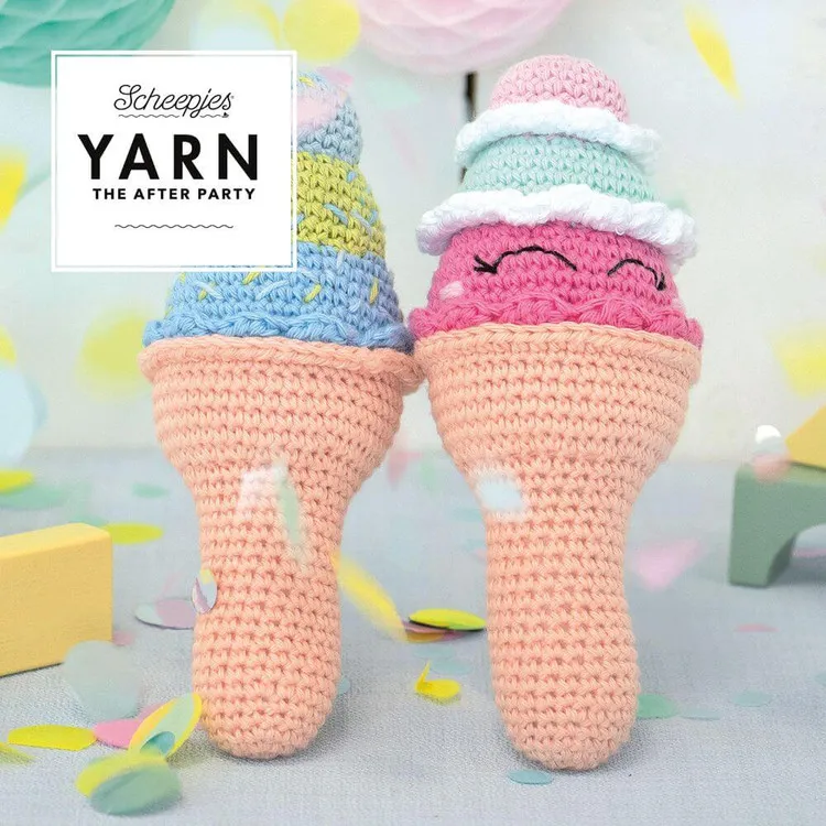 Utolsó esély Mindenízű Fagylalt - amigurumi horgolásminta