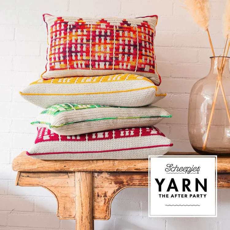 Csak ma Canal Houses Cushion - Amsterdam Párnahuzat - horgolás minta