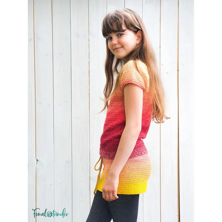 Tutti Frutti Dress - lányka ruha - horgolás minta Árengedmény