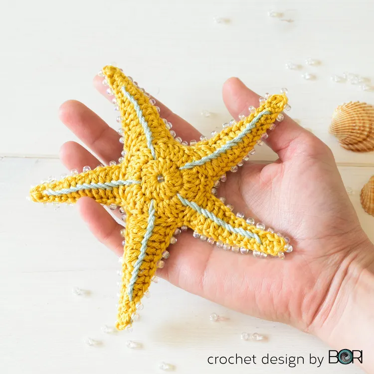 Kiárusítás Starfish - Tengeri Csillag - horgolás minta