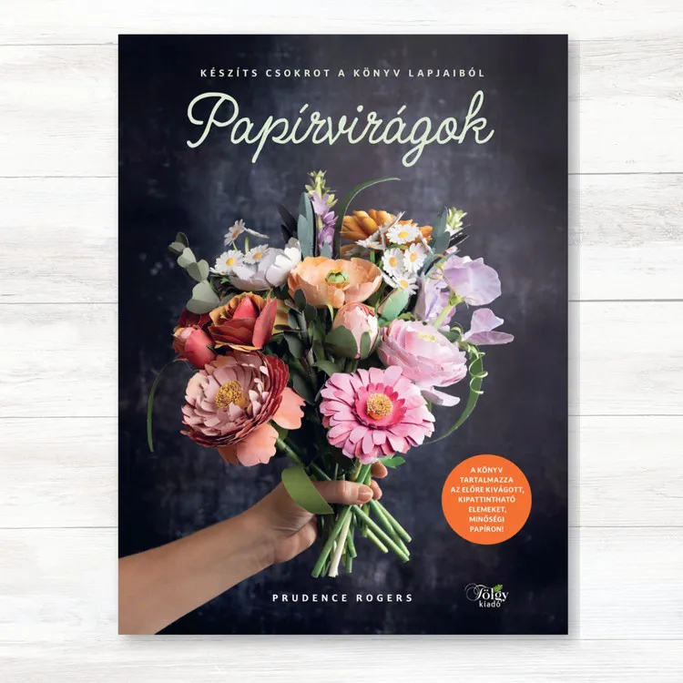 Olcsóbb Papírvirágok - könyvből virágcsokor