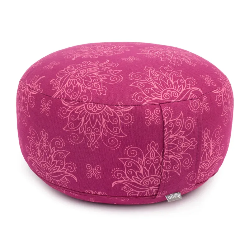 Szuper akció Bodhi Maharaja Collection RONDO – tönköly meditációs párna 32×20 cm – Lotus Berry