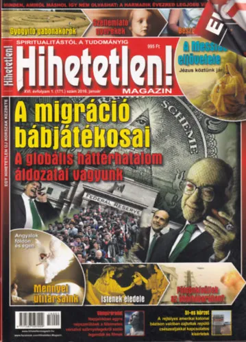 Biztonságos vásárlás 9 db. Hihetetlen! magazin lapszám (2016/ január, február, március, április, június, július, augusztus, október, december)
