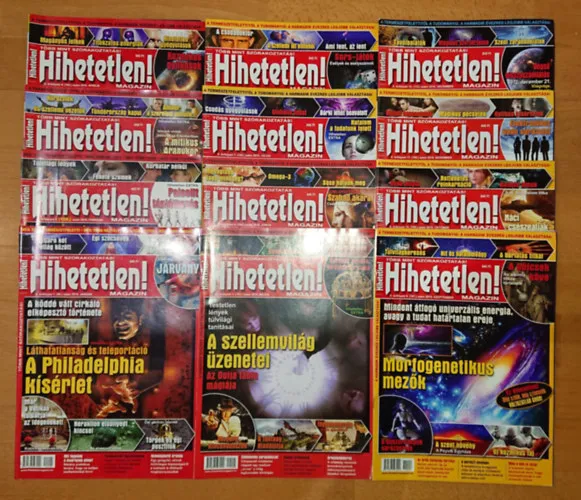 Rendeld meg most 12 db Hihetetlen magazin 2010-ből (a teljes évfolyam): 2010/január, február, március, április, május, június, július, augusztus, szeptember, október, november, december