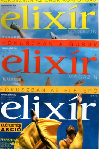 Rendeld meg most Elixír magazin 2007. ( 1-12. szám, teljes évfolyam )