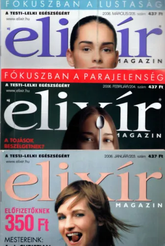 Biztonságos fizetés Elixír magazin 2006. ( 1-12. szám, teljes évfolyam )