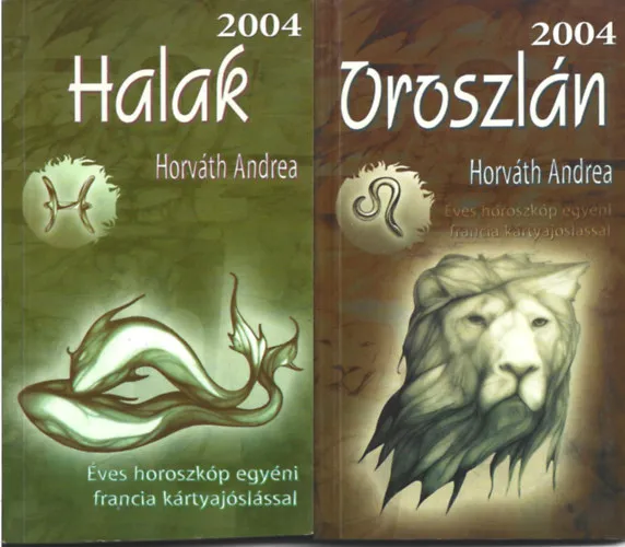 2 db horoszkóp, Halak 2004, Oroszlán 2004 Biztonságos fizetés