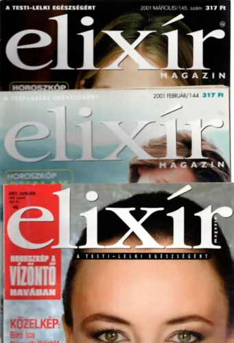 Korlátozott ajánlat Elixír magazin 2001. ( 1-12. szám, teljes évfolyam )
