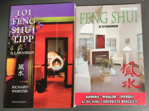 2db Feng Shui könyv: Feng Shui az otthonomban + 101 feng shui tipp a lakásban Legjobb ár