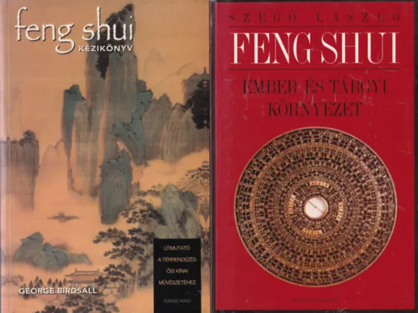 Biztonságos vásárlás 2 db feng shui: Ember és tárgyi környezet, Feng shui kézikönyv.