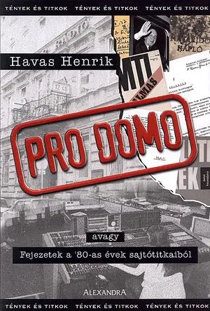 Pro Domo Rendeld meg most