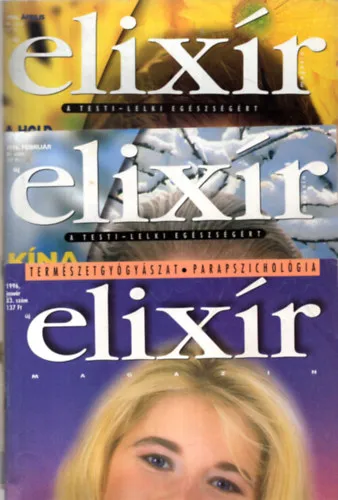 Elixír magazin 2004. 1-12. évfolyam (3-5-12. számok hiányoznak) Azonnali szállítás