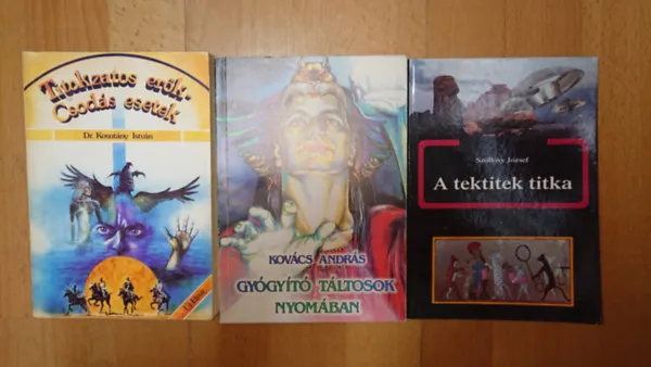3 könyva múlt titkairól: Titokzatos erők - Csodás esetek, Gyógyító táltosok nyomában, A tektitek titka Expressz szállítás