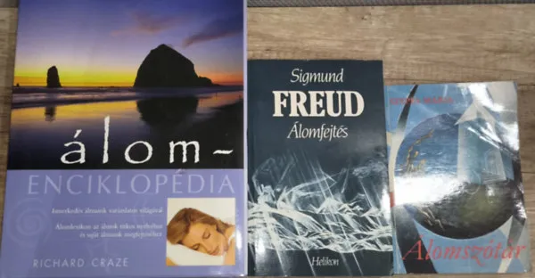 Olcsóbb 3db álomfejtéssel kapcsolatos mű - Richard Craze-Álomenciklopédia, Sigmund Freud-Álomfejtés, Szepes Mária-Álomszótár