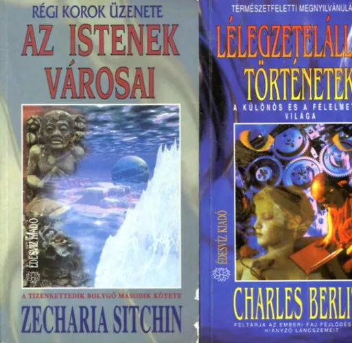 2 db ezoterikus kötet: Az istenek városai - Lélegzetelállító történetek Akció