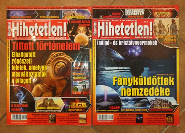 2 db Hihetetlen magazin: 2013. augusztus, 2014. június Olcsóbb