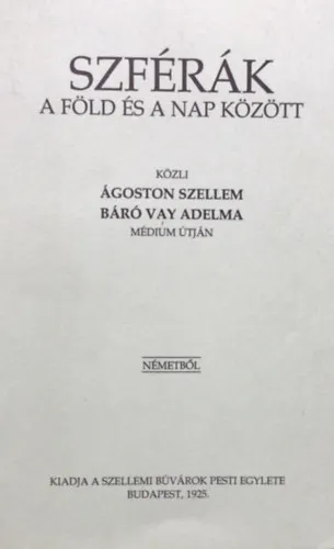 Utolsó esély Szférák a föld és a nap között