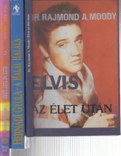3 db. ezoterikus kötet (Elvis az élet után + A halál halála + Élet az élet után) Gyors szállítás