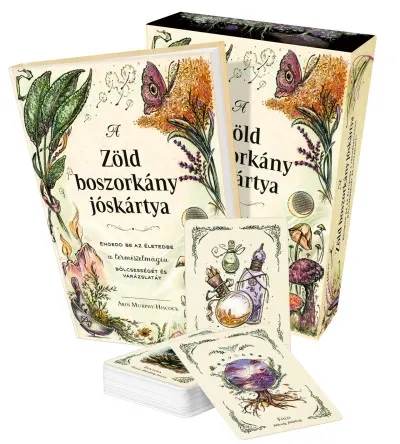 A zöld boszorkány jóskártya (könyv és kártya) - Engedd be az életedbe a természet mágia bölcsességét és varázslatát Kiárusítás