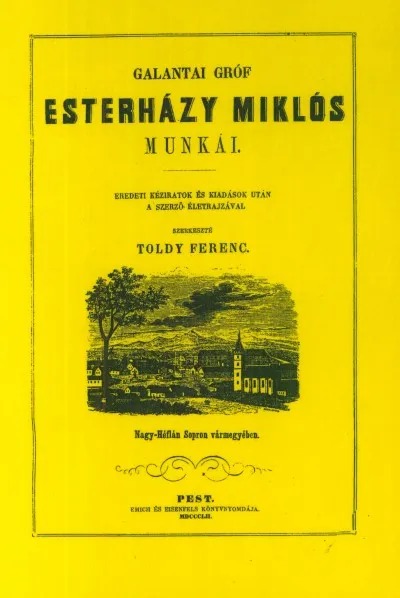 Kedvezmény Galántai gróf Esterházy Miklós munkái