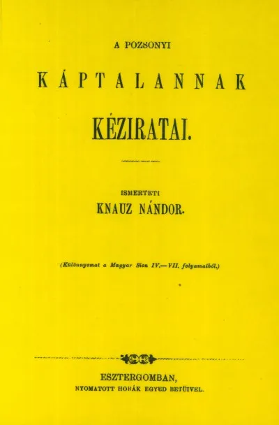 Kedvezményes ár A pozsonyi káptalannak kéziratai - Codices manuscripti capituli Posoniensis