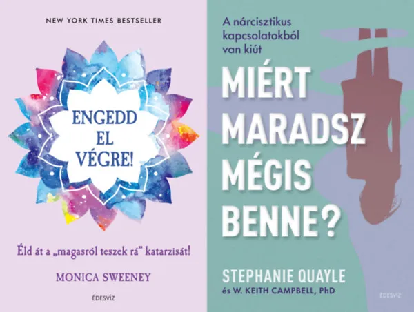 2 db önismereti mű :Miért maradsz mégis benne? + Engedd el végre! Expressz szállítás