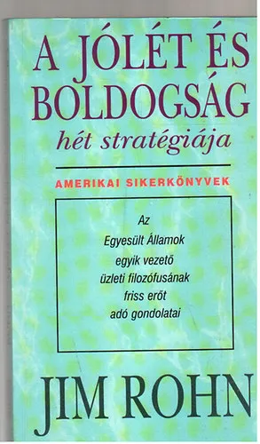 Végkiárusítás A jólét és boldogság 7 stratégiája