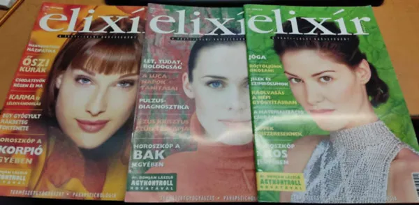 3 db Új Elixír magazin (szórványszámok, saját fotó) Szuper ajánlat