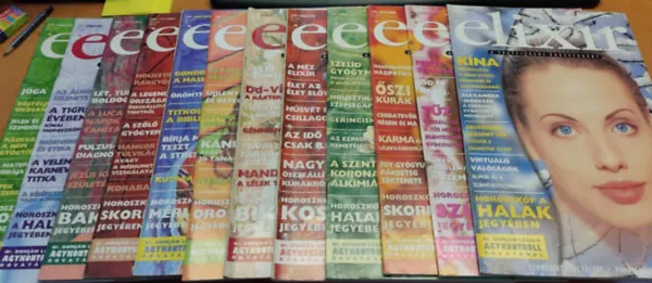 12 db Új Elixír magazin: A testi-lelki egészségért, szórványszámok, saját fotó Azonnali szállítás