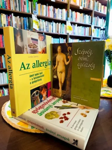 Kiárusítás Egészség, életmód könyvcsomag 3 darabos: Vitaminok, gyógynövények, ásványi anyagok, Az allergia, Az allergia, Szépség, öröm, egészség