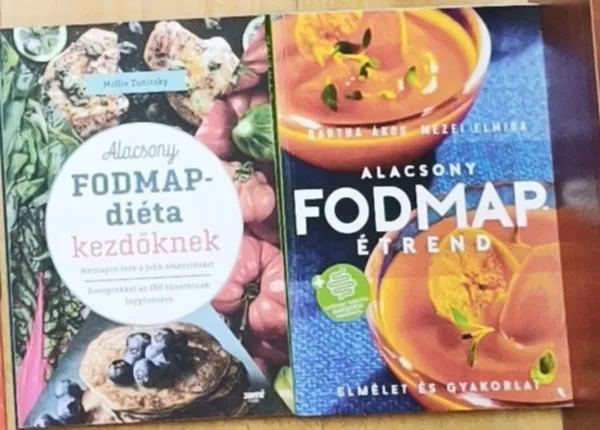 Biztonságos vásárlás 2db alacsony FODMAP-étrenddel kapcsolatos mű - Alacsony FODMAP-étrend, Alacsony FODMAP-diéta kezdőknek