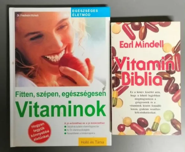 Vitamin összefoglaló könyvcsomag - Vitaminok - Fitten, szépen, egészségesen + Vitamin Biblia Ne maradj le