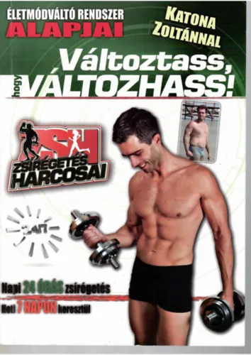 Bestseller 3db Változtass hogy változhass!-A legjobb zsírégető receptjeink-Edzési és étkezési napló