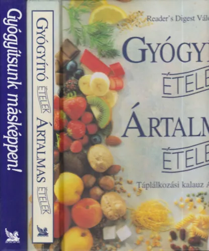 Azonnali szállítás 2 db. Reader's Digest kötet (Gyógyító ételek - ártalmas ételek + Gyógyítsunk másképpen!)