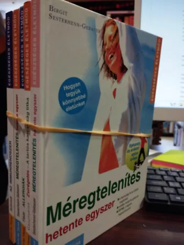 5-os KÖNYVMENTŐ AJÁNLAT /Méregtelenítés hetente egyszer , Zsírégetés (Egészséges Életmód) , Allergiák természetes kezelése (Hogyan tegyük könnyebbé életünket) , Méregtelenítés hetente egyszer - A karcsúság és az erőnlét m Szezonális akció