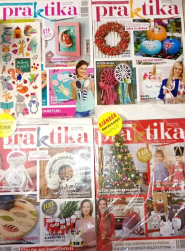 4 db. Praktika Diy Magazin - 2019.dec. - XXIII évf., 12. szám, 2019.nov. - XXIII évf., 11. szám, 2019.okt. - XXIII évf., 10. szám, 2019.szept. - XXIII évf., 10. szám (szabás-varrás-kötés-hobby-lakásdivat-kézimunka) Legkelendőbb