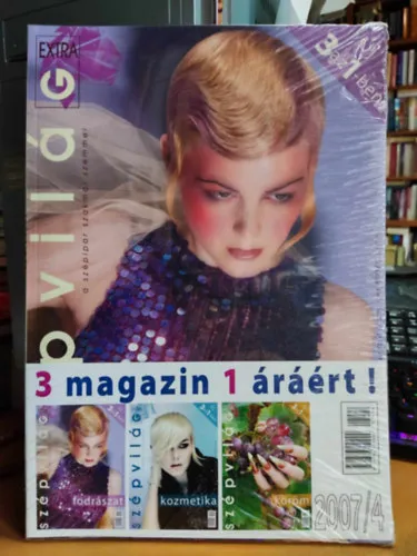 Szépvilág Extra 2007/4 (3 magazin, 1 áráért!) Vedd meg most