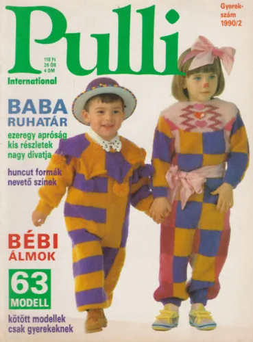 Csak ma Pulli - Nemzetközi kötős magazin 1990/2